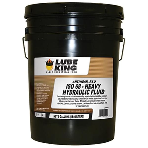 Lube King Lube King LU52685P 5 Gallon; Pail AW ISO 68 Hydraulic Fluid